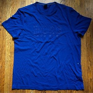 Hugo Boss Blue Short Sleeve Tee